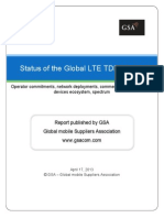 Gsa Status of The Global Lte TDD Market 170413