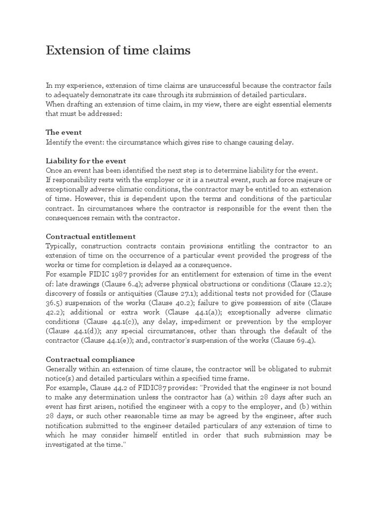 Essential Elements of Time Claims | PDF | Evidence (Law) | Social ...