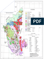 Map Karnataka State Geology and Mineral Map Geological Survey of India