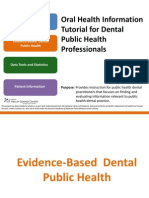 Module 2: Evidence-Based Dental Public Health