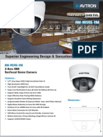 Avtron Varifocal Dome Camera AM-W546-VM