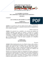 Ley Contra El Secuestro y La Extorsión