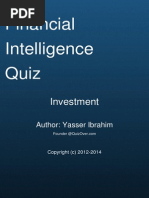 Financial Intelligence Quiz