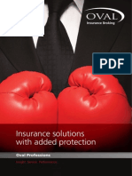 Oval Professions Insurance Brochure