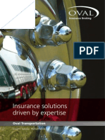 Oval Transportation Insurance Brochure