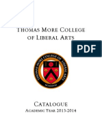 Thomas More College 2013-14 Catalogue