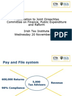 Irish Tax Institute Oireachtas 20 November