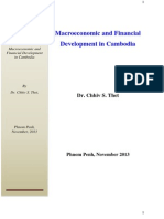 Dr. Chhiv S. Thet: "Macroeconomic & Financial Development-Cambodia" 