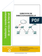 Ejercicios Direccionamiento Ip