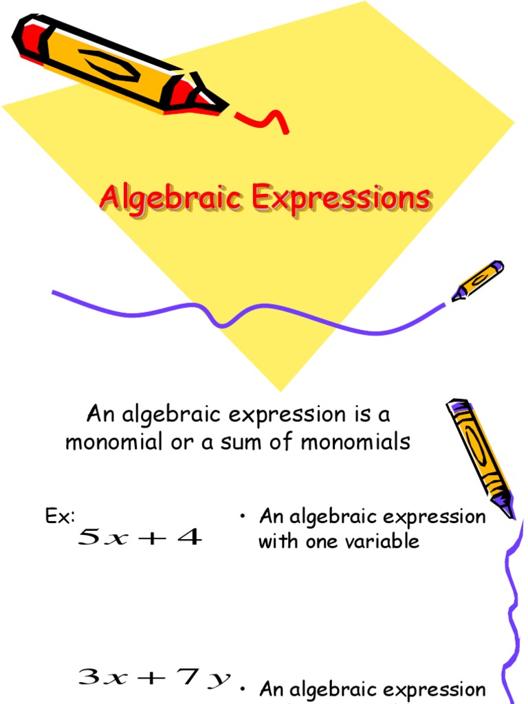 Understanding Algebraic Expressions and Inequalities | PDF | Inequality ...