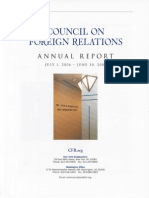 Council On Foreign Relations Rosters 2007-2013