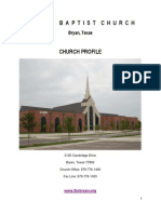 FBCB Church Profile 2013