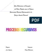 Procesos Recursivos