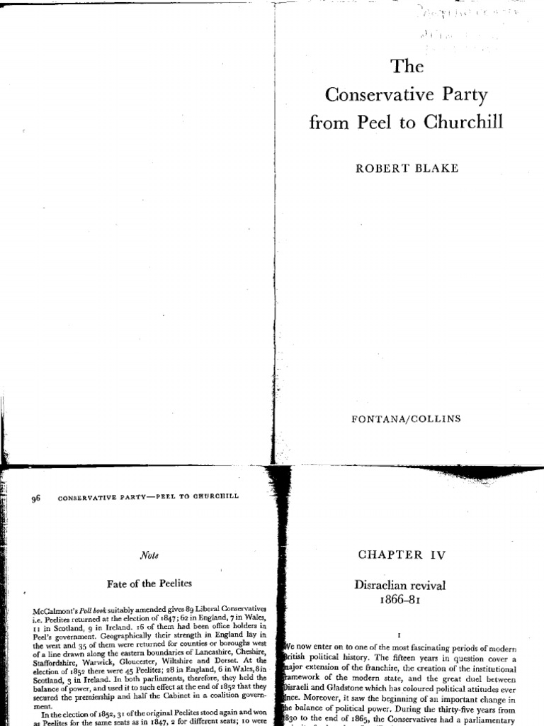 Blake. Disraeli Revival PDF Liberal Party (Uk) William Ewart