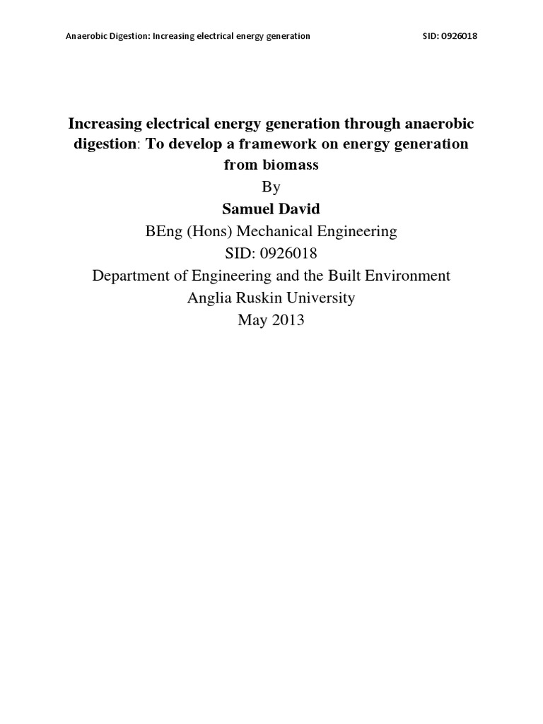 phd dissertation on biogas