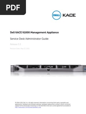 K1000 Service Desk Admin Guide V53 Active Directory User
