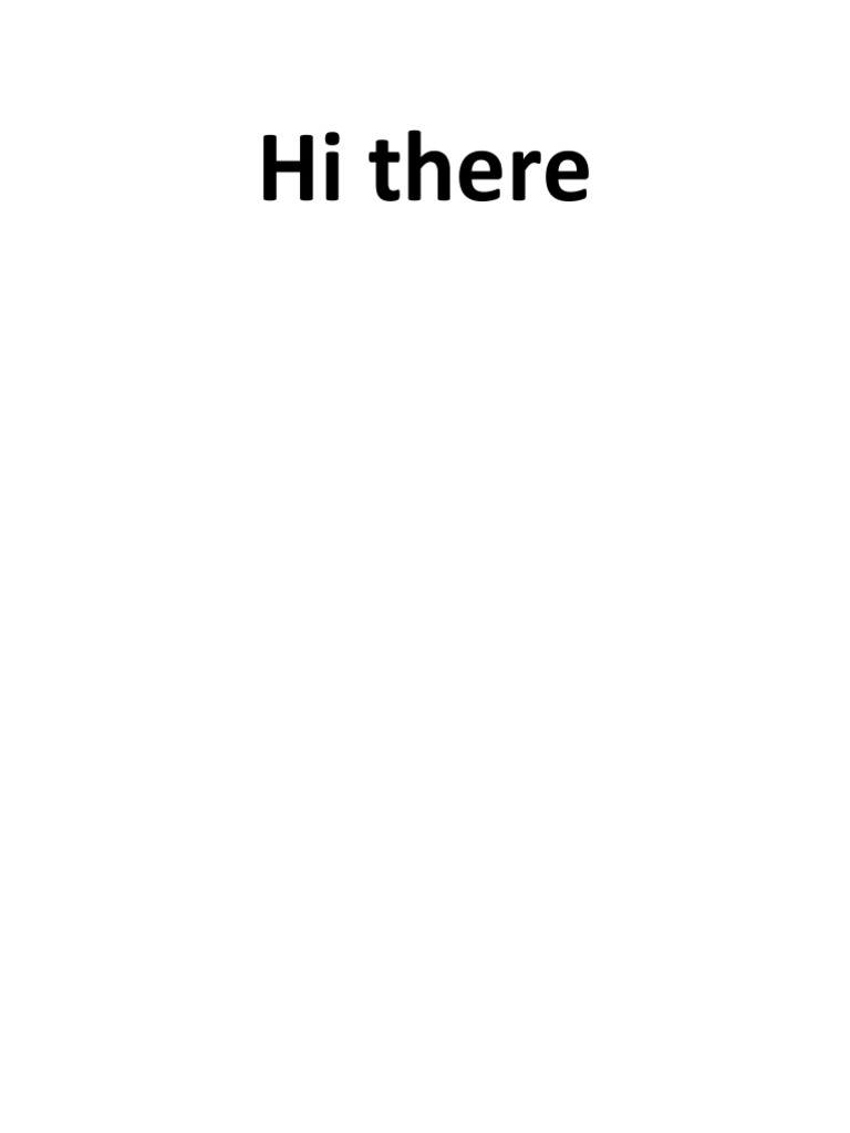 Hi There | PDF