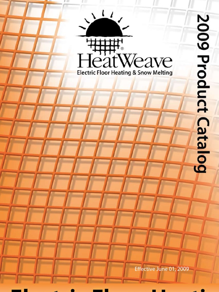 Watts Radiant HeatWeave Mats and Cable, ProMelt Mats and Cable Brochure