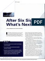 After Six Sigma-What's Next