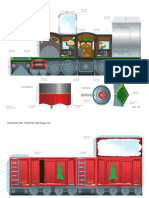 Christmas Train Playset Printables 1209 PDF
