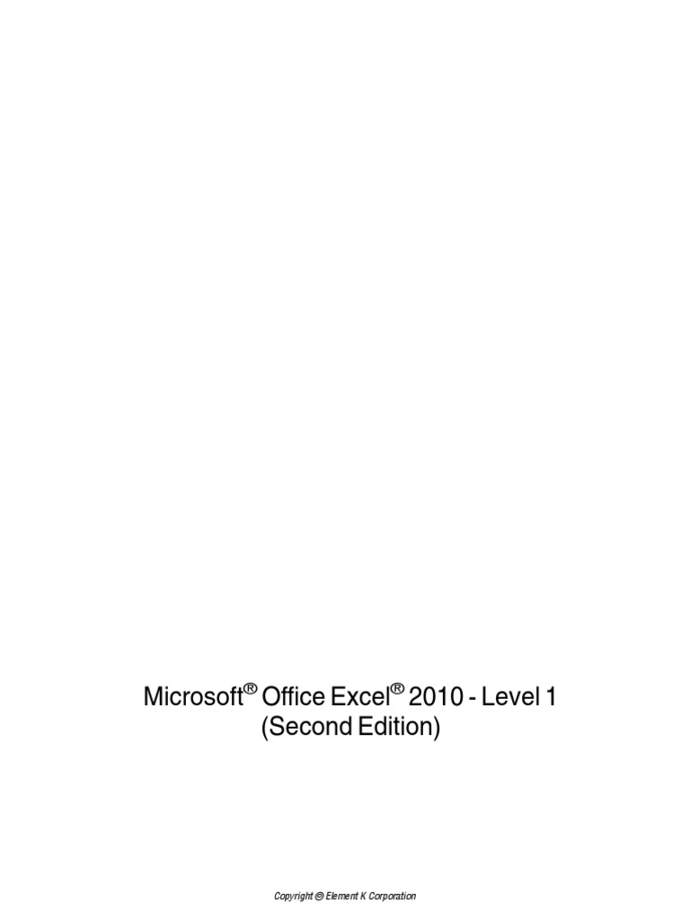 MS OFFICE 2010 EXCEL LEARNING BOOK PDF FREE DOWNLOAD visual data 8