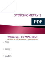 Stoichiometry 2