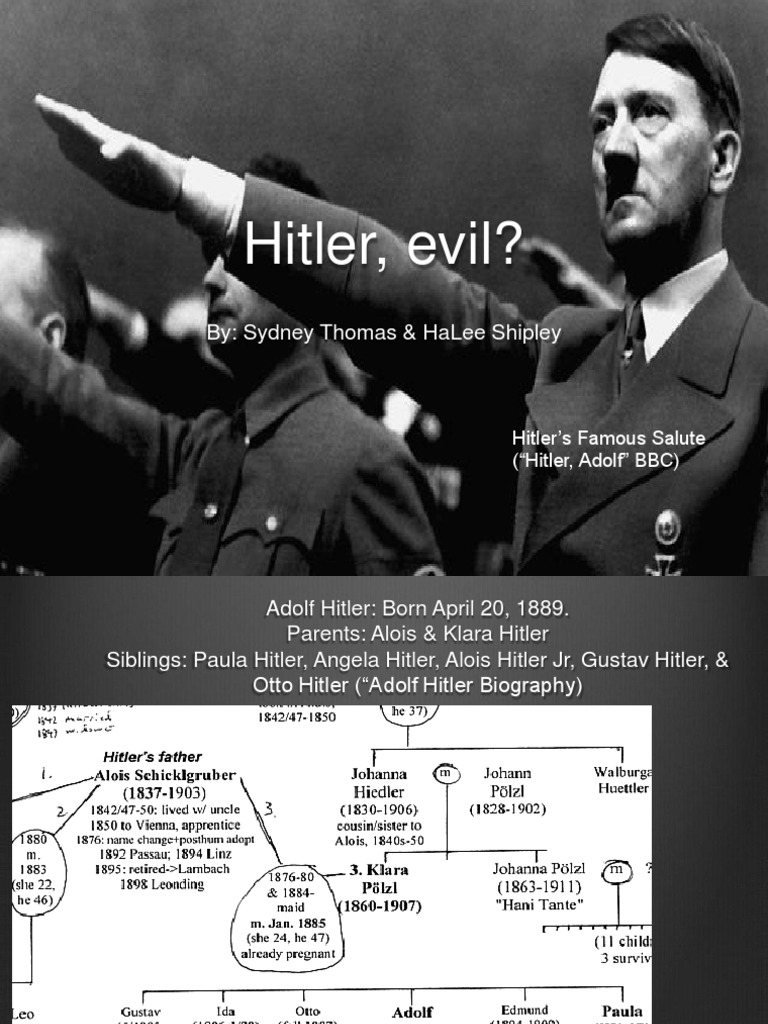 Final Semester Long Project | PDF | Adolf Hitler | Antisemitism