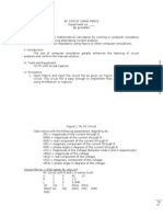 Ac Circuit Using Pspice