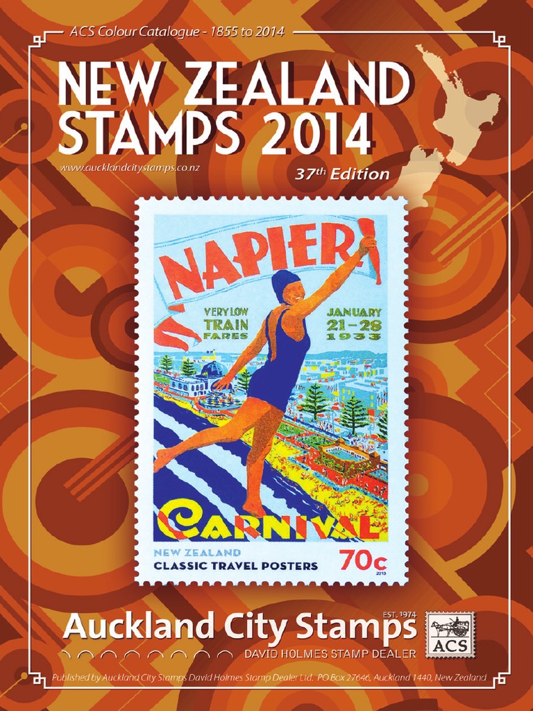 ACS NZ Stamps 2014 Postage Stamp Philately