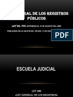 Ley General de Los Registros Públicos