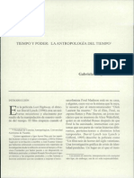 01-Tiempo-2007-Vargas - Tiempo y Poder-La Antropología Del Tiempo - PDF - PDOC PDF