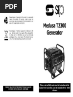 SIP T2300 Generator Manual