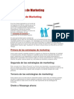 Estrategias de Marketing