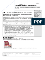 Cat 14 Information Checklist For Candidates 1