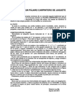 Como Hacer Un Pájaro Carpintero de Juguete