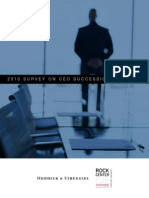 2010 CEO Succession Planning Survey With Heidrick & Struggles