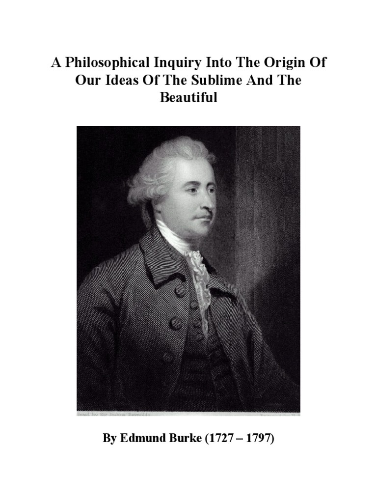 Edmund Burke - A Philosophical Inquiry Into The Origin of Our Ideas of ...