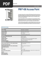 Cambium Networks PMP 450 Access Point Specification