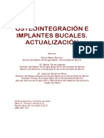 Osteointegración e Implantes Bucales. Actualización PDF