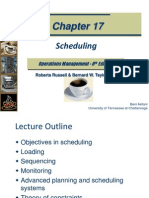 Scheduling: Operations Management - 6 Edition