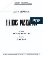 V.cepinskis. .Fizikos - Paskaitos.4.bangu - mokslas.5.Garsas.1924.LT