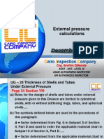 ASME VIII Div. 1- 5 External Pressure