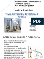 Destilacion diferencial