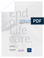 End of Life Care: Leadership and Quality in End of Life Care in Australia