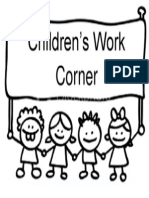 Children's Work Corner Sal