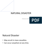 Natural Disaster: Pastoral, Kristhyll Jay-Ann E. BSN Iv 3B