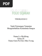 Download Folio Sejarah Tingkatan 2 by shyhfong SN18618191 doc pdf