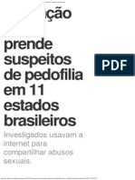G1 - Operação da PF prende suspeitos de pedofilia em 11 estados brasileiros (19-11-13)