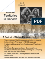 Unit 5 Native Territories in Canada