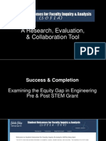 Student Outcomes for Faculty Inquiry and Analysis (SOFIA)